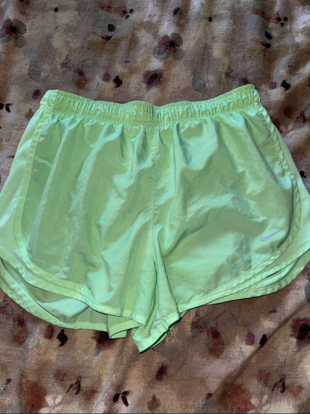 Nike Women's Light Mint Athletic Running Shorts